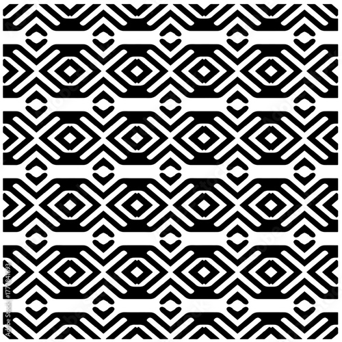 Black pattern.Seamless texture. Vector graphics for design, prints, decoration, cover, textile, digital wallpaper, web background, wrapping paper, clothing, fabric, packaging, cards.