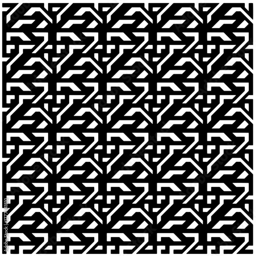 Black pattern.Seamless texture. Vector graphics for design, prints, decoration, cover, textile, digital wallpaper, web background, wrapping paper, clothing, fabric, packaging, cards.