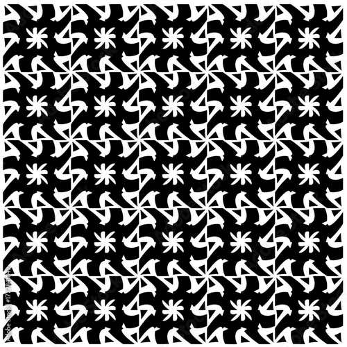 Black pattern.Seamless texture. Vector graphics for design, prints, decoration, cover, textile, digital wallpaper, web background, wrapping paper, clothing, fabric, packaging, cards.