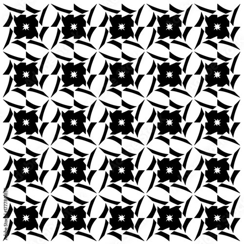 Black pattern.Seamless texture. Vector graphics for design, prints, decoration, cover, textile, digital wallpaper, web background, wrapping paper, clothing, fabric, packaging, cards.