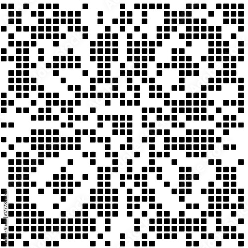 Black pattern.Seamless texture. Vector graphics for design, prints, decoration, cover, textile, digital wallpaper, web background, wrapping paper, clothing, fabric, packaging, cards.