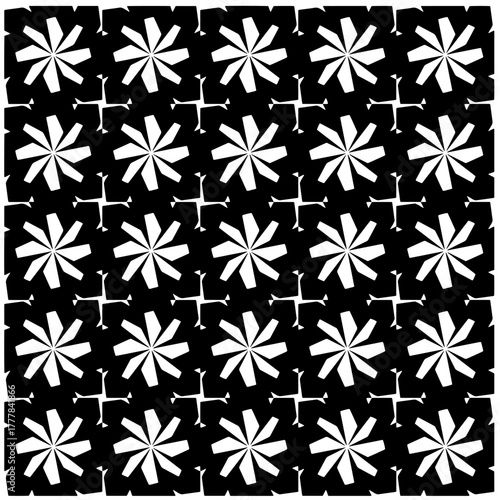 Black pattern.Seamless texture. Vector graphics for design, prints, decoration, cover, textile, digital wallpaper, web background, wrapping paper, clothing, fabric, packaging, cards.