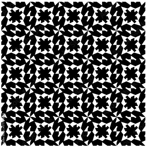 Black pattern.Seamless texture. Vector graphics for design, prints, decoration, cover, textile, digital wallpaper, web background, wrapping paper, clothing, fabric, packaging, cards.