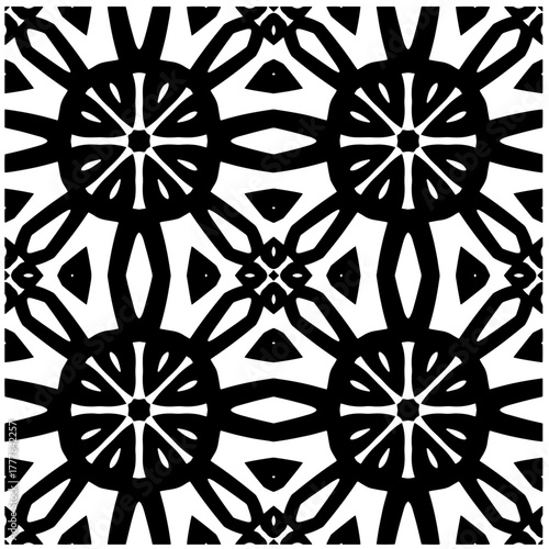 Black pattern.Seamless texture. Vector graphics for design, prints, decoration, cover, textile, digital wallpaper, web background, wrapping paper, clothing, fabric, packaging, cards.