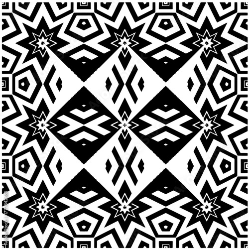 Black pattern.Seamless texture. Vector graphics for design, prints, decoration, cover, textile, digital wallpaper, web background, wrapping paper, clothing, fabric, packaging, cards.