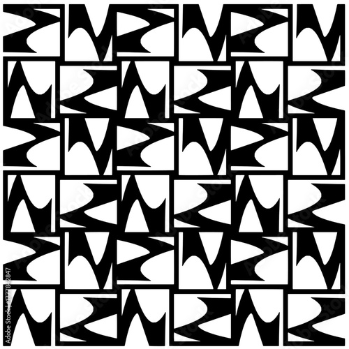 Black pattern.Seamless texture. Vector graphics for design, prints, decoration, cover, textile, digital wallpaper, web background, wrapping paper, clothing, fabric, packaging, cards.