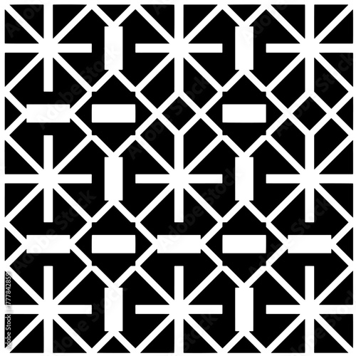 Black pattern.Seamless texture. Vector graphics for design, prints, decoration, cover, textile, digital wallpaper, web background, wrapping paper, clothing, fabric, packaging, cards.