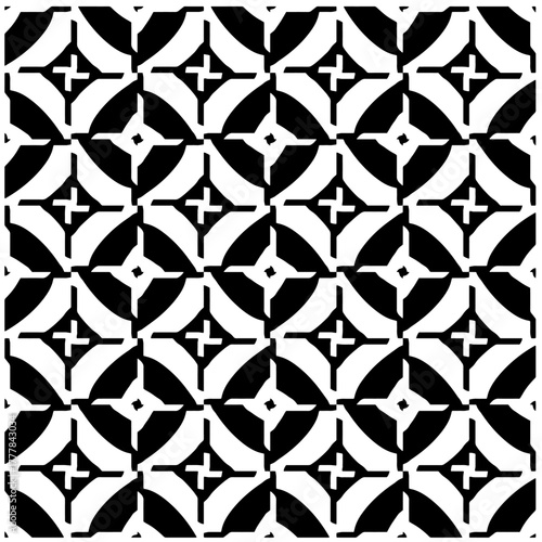 Black pattern.Seamless texture. Vector graphics for design, prints, decoration, cover, textile, digital wallpaper, web background, wrapping paper, clothing, fabric, packaging, cards.