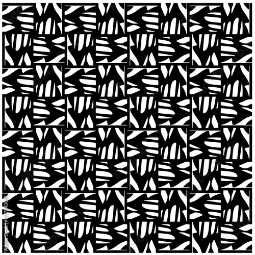 Black pattern.Seamless texture. Vector graphics for design, prints, decoration, cover, textile, digital wallpaper, web background, wrapping paper, clothing, fabric, packaging, cards.