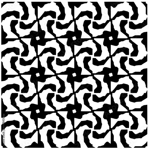 Black pattern.Seamless texture. Vector graphics for design, prints, decoration, cover, textile, digital wallpaper, web background, wrapping paper, clothing, fabric, packaging, cards.