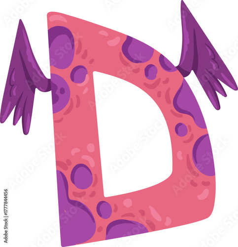 Cute monster alphabet for baby design with funny cartoon letters