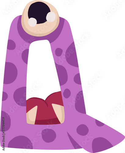 Cute monster alphabet for baby design with funny cartoon letters