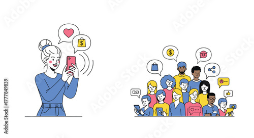 Engaging with audience for promotion and influencer marketing campaign online