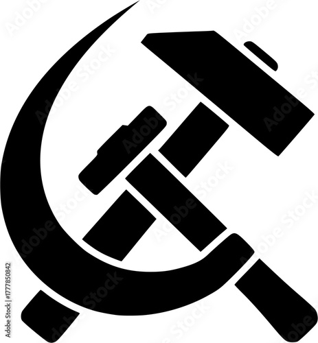 Sickles silhouette, Sickles, Sickles clipart, Sickle and hammer, Sickle and hammer silhouette set