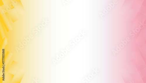 Abstract yellow pink background with geometry shape or soft backdrop wallpaper for flyer banner presentation