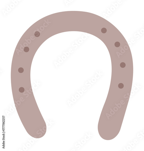 Equestrian Horsehoe for Animal Hoof Protection.