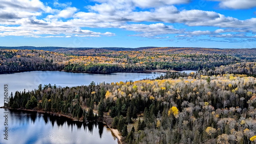 Tableau sur toile Overlook from Centennial Ridges in Algonquin Park, Ontario, Canada