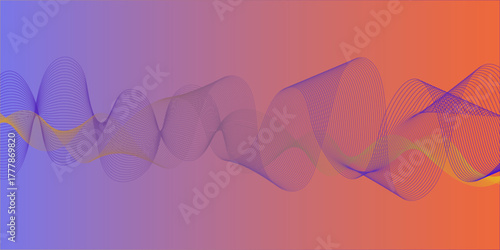  Abstract green wavy lines Digital frequency track equalizer Vector minimal technology diagonal blend line dynamic frequency flow futuristic smooth digital line creative wave blend pattern background.