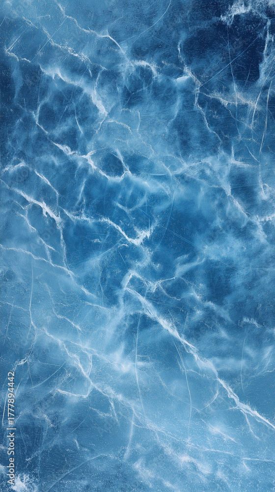 Fototapeta premium Blue Ice Texture Background 