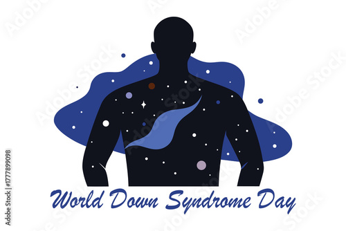 World Down Syndrome Day Infinite Potential Vector
