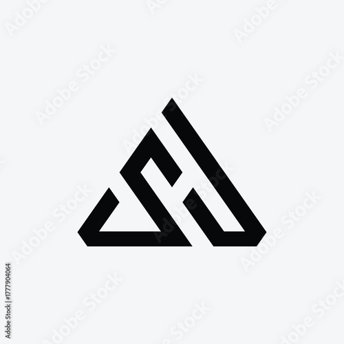 Free Download SJ modern typography branding logo - GFXLoad