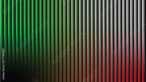 Striking abstract colourful background with metallic texture and sharp vertical stripes vector illustration