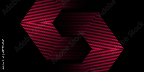3D glowing red techno abstract background overlap layer on dark space with letter x effect decoration. Modern graphic design element future style concept for banner, flyer, card, or brochure cover