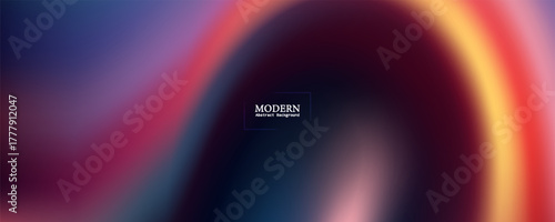 Vibrant abstract background with colorful swirling gradients in red, blue, pink, and yellow tones.vector eps10