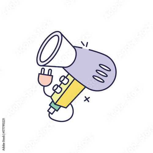 Hair Dryer vector icon