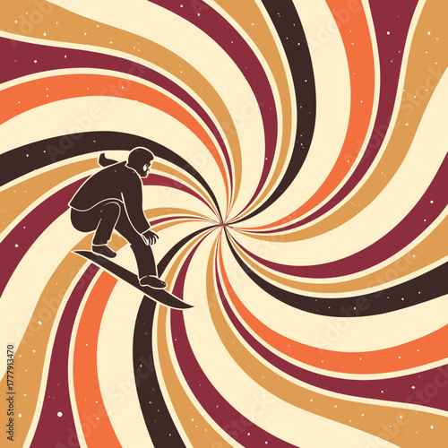 Checkerboard Distortion – Retro Grid Vibrant Optical Background