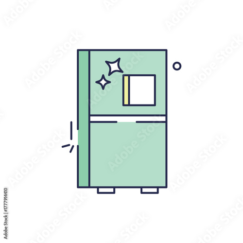 Refrigerator vector icon
