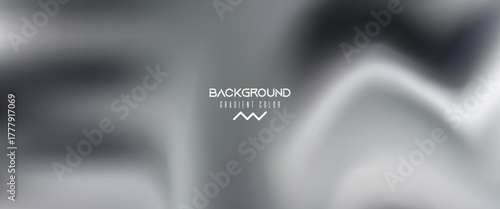 Liquid metal surface with elegant waves and silky reflections. Dynamic black and white pattern resembling