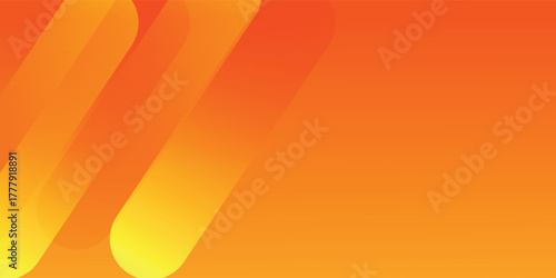 Abstract orange background with diagonal lines. Dynamic shapes composition eps10