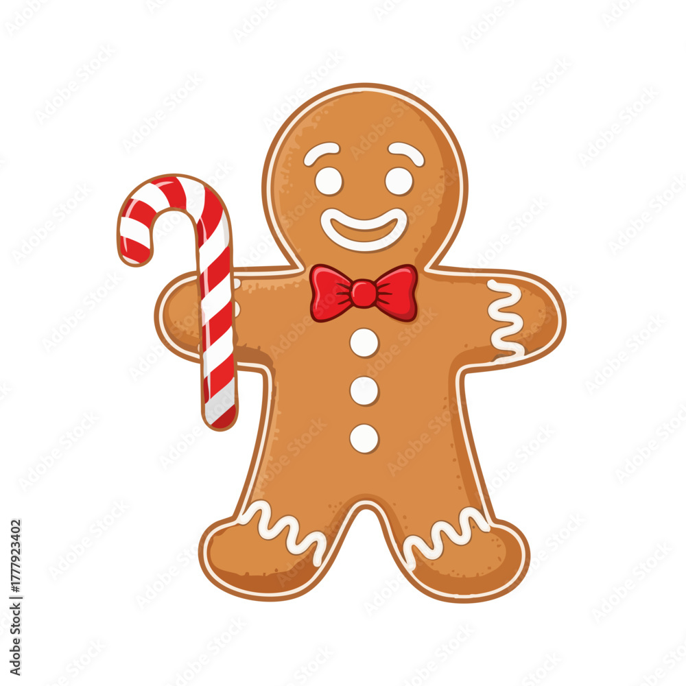 Obraz premium gingerbread man isolated