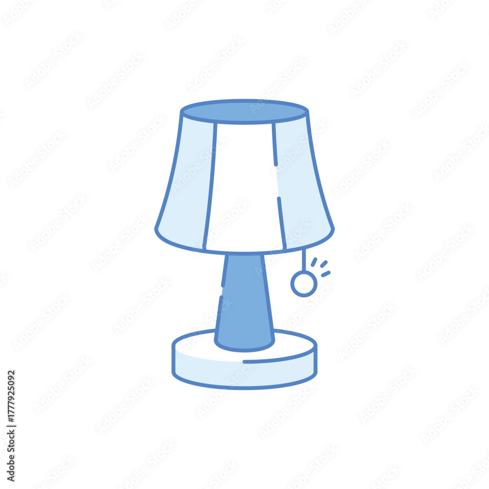 Obraz premium Lamp vector icon