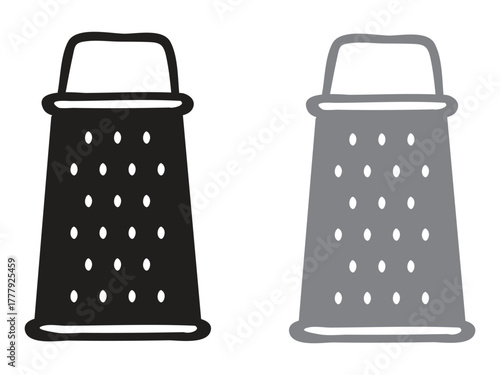 Grater duo for culinary creations and food preparation, essential kitchen tool for chefs and cooking enthusiasts, grating cheese and vegetables