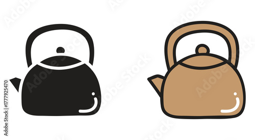 Brew the perfect cup with this kettle duo, ideal for tea lovers and cozy mornings in your favorite cafe or home, offering a warm and inviting style