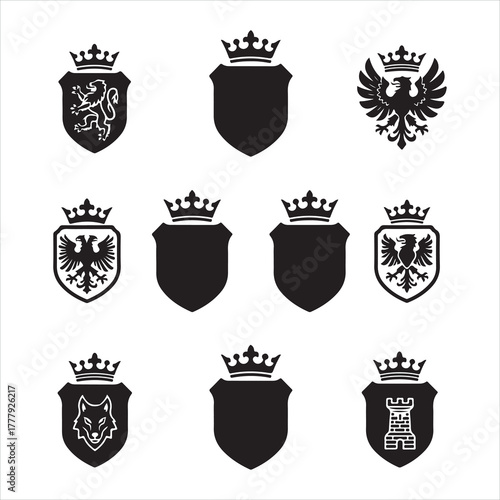 Vintage vector set of coffee and tea cup icons for cafe restaurant design illustration