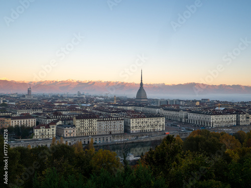 Fototapeta Naklejka Na Ścianę i Meble -  Italy, Turin, Orta san giuli lake and small village; landscape, city, street food, drink, 
