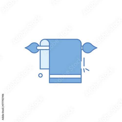 Towel vector icon