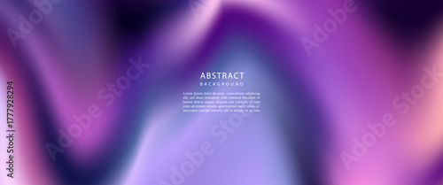 Abstract purple and pink metallic texture with smooth fluid waves and glossy gradients. Modern .vector eps1o