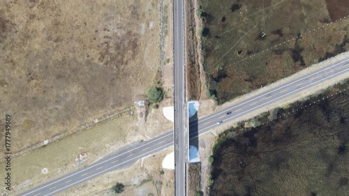 Laguna de Cuitzeo, Pueblo, carretera hacia Cuitzeo.