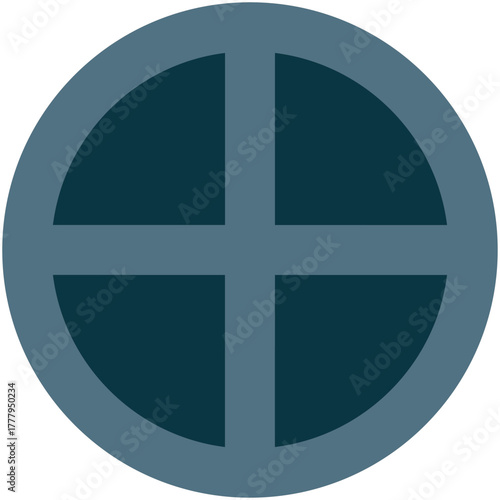 British flag button with golden cross symbol and 3d design vector illustration