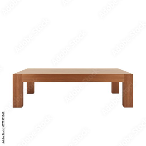 Modern Wooden Table Design Showcasing Sleek Lines and Minimalistic Style for ...