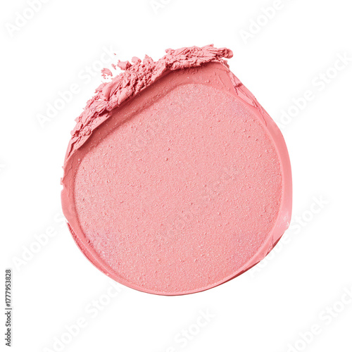 Soft Pink Blush Powder With a Smooth Texture and Lively Color for Makeup Appl...