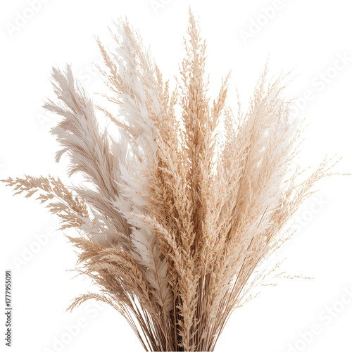 Dried Flower Bouquet With Natural Tones for Home Decoration