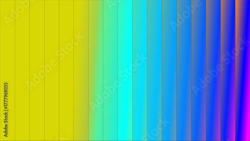 Vibrant abstract background with vertical color gradient stripes and wavy patterns.