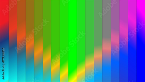 Vibrant vertical color spectrum with smooth gradient transitions across a wide range of hues, creating an abstract and colorful visual.