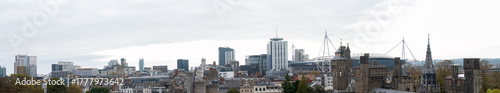the Cardiff skylines Wales uk 