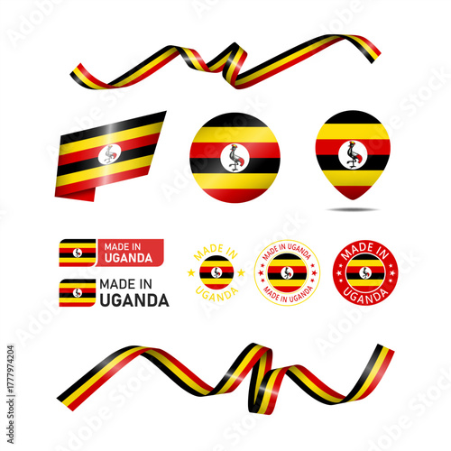 uganda flags mega set